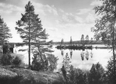 Östersjön i Snavlunda från viken, 1944