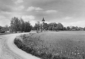 Vy mot Svennevads kyrka, 1943
