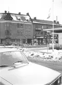 Korsningen Rynningegatan och skolgatan, 1960-tal