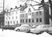 Parkering vid Längbrotorg 3, 5, 1960-tal