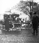 Marknadsstånd på Trädgårdstorget, 1930-tal