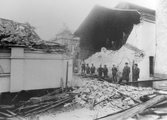 Gamla gasverket efter explosion, november 1906