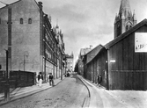 Vasagatan mot öster från Vasabron, 1898