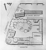 Uppmätningsritning över elverket, 1950-tal