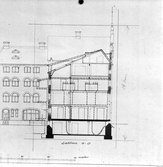 Ritning över elverket, ca 1953