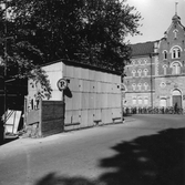 Provisoriska masknätsstationen, ca 1950