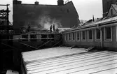 Ångblåsning av formen vid gjutning av yttertak, 1950-tal