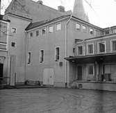 Elverkets fasad mot gården, ca 1953