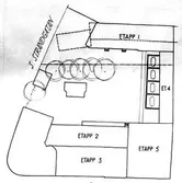Ritning över elverket, ca 1953