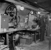 Snickeriverkstad, 1950-tal