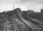 Vagnar för kol eller koks vid Österängen, ca 1910