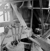 Interiör från klocktornet vid Askersunds landsförsamling, 1936-08-14