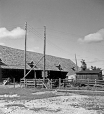 Kraftledning vid Runnaby gård, 1936-09-02