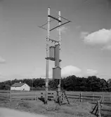 Kraftledning i Rinkaby, 1936-09-02