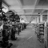 Interiör från Oscaria skofabrik, 1938