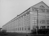 Oscaria skofabrik på Fabriksgatan, 1938