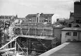 Ombyggnation på elverket på Vasagatn, 1950-tal