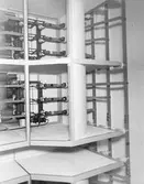 Baksidan på ställverksfack, 1950-tal