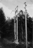 Del av kraftledning Skarped-Skatviken, 1943