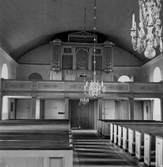Orgelläktaren i Askersunds kyrka, 1952-09-12