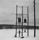 Transformatorstation för Hjulsjö kyrka, 1950-tal