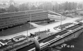 Bygge av kontor på Idrottsvägen, 1987-10-26