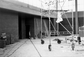 Panncentralens övervåning byggs om till motionshall, 1987-10-26