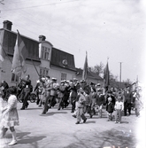 Första majtåg i Borgholm.