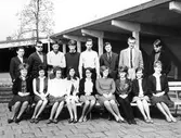 Klass B2 på Örebro Handelsgymnasium, 1965