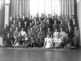 Lärare och elever på Örebro Handelsgymnasium, 1938