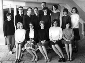 Klass A2 med lärare på Örebro Handelsgymnasium, 1965
