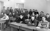 Klass Ne1B med lärare på Örebro Handelsgymnasium, 1960-tal