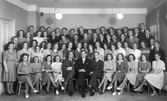 Lärare och elever örebro handelsgymnasium, 1940-tal