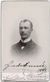 Kabinettsfotografi - Ludvig Dunér, Stockholm 1893