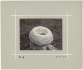 Sten med stor grop, Stav, Simtuna socken, Uppland 1905
