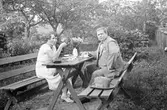 Uteservering vid Kafé Svea i Adolfsberg, 1927