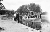 Passagerarbåten Björksundet vid Slussen, 1920-tal