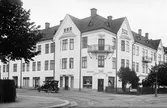 Gunnar Andersson speceriaffär i hörnhuset Nygatan och Kasten Ottergatan, 1926
