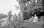 Familj med häst, 1920-tal