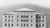 Modellfoto av gamla teatern, 1960-tal