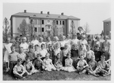 Klassfoto från Holmens skola, 1955-1956