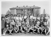 Klassfoto från Holmens skola, 1955-1956