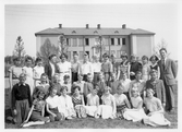 Klassfoto från Holmens skola, 1955-1956