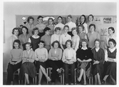 Klassfoto på Mikaelskolan, 1956-1957