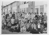 Klassfoto på Mikaelskolan,  1956-1957