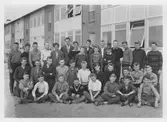 Klassfoto på Mikaelskolan, 1956-1957