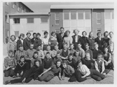 Klassfoto på Mikaelskolan, 1956-1957