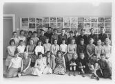 Klassfoto på Holmens skola, 1957-1958