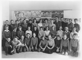 Klassfoto på Holmens skola, 1957-1958