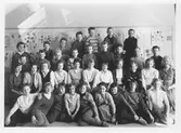 Klassfoto på Holmens skola, 1957-1958